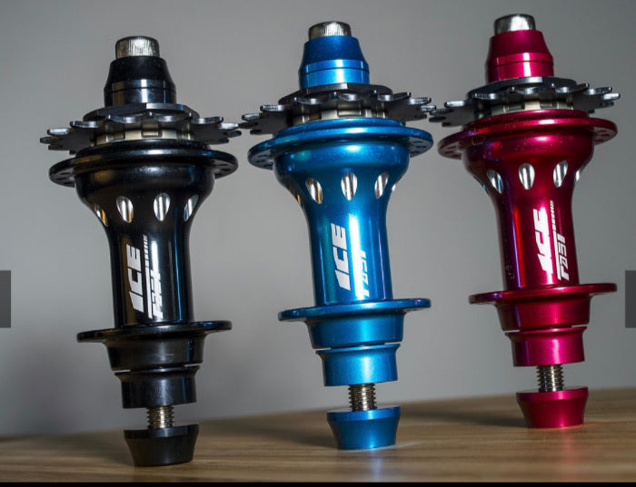 Rear Hub Ice black 36 Hole